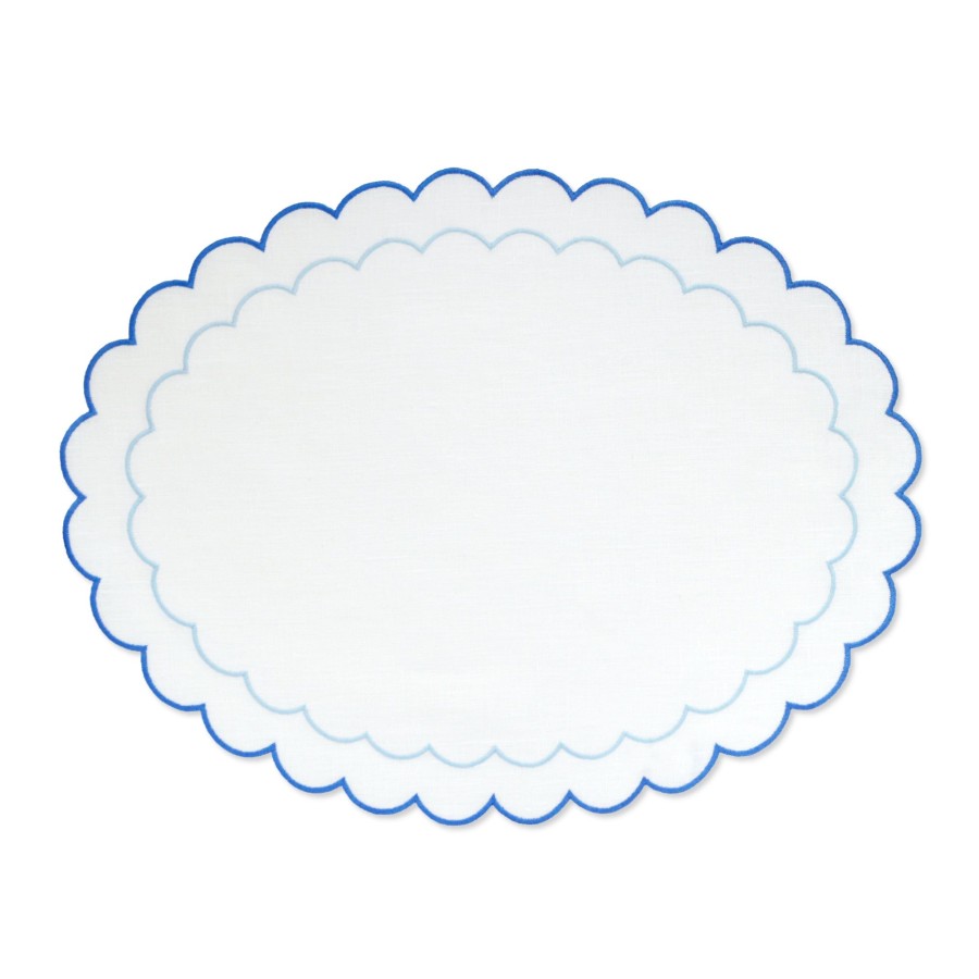 Homeware Chefanie | Blue Scalloped Placemat