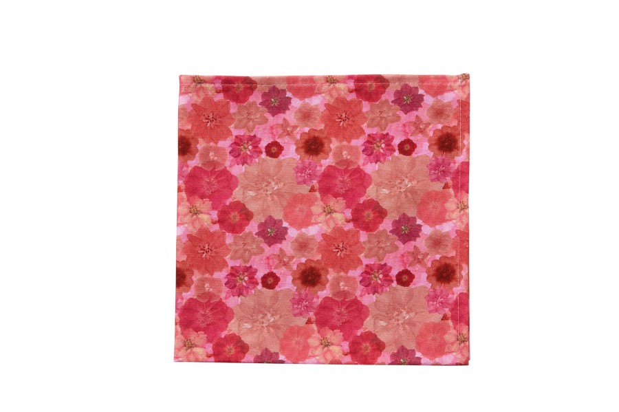 Homeware Chefanie | Pink Flower Napkins (4)