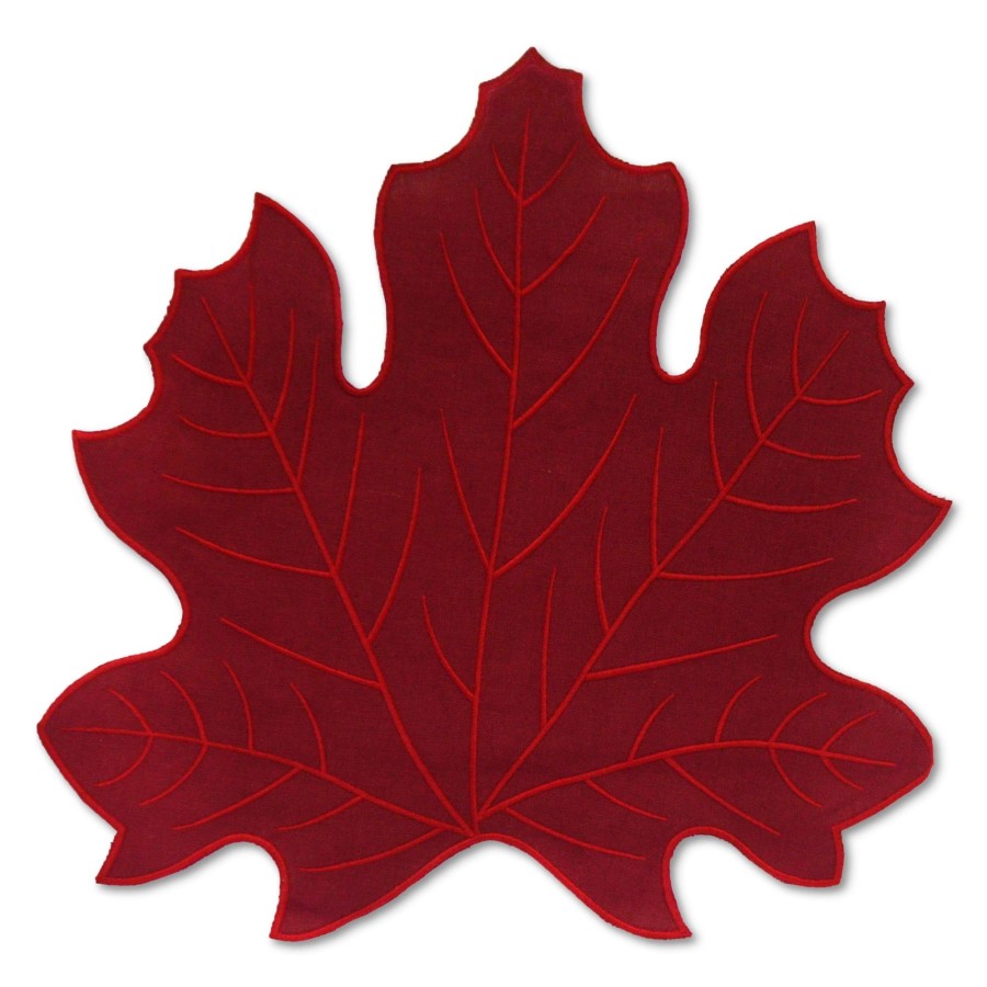 Homeware Chefanie | Burgundy Leaf Placemat