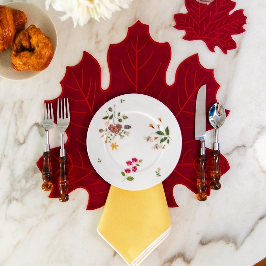 Homeware Chefanie | Burgundy Leaf Placemat