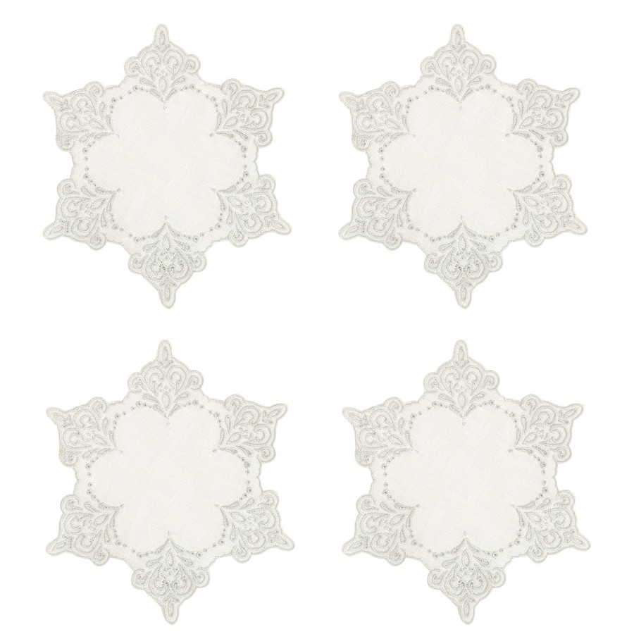 Homeware Chefanie | Snowflake Cocktail Napkins (4)