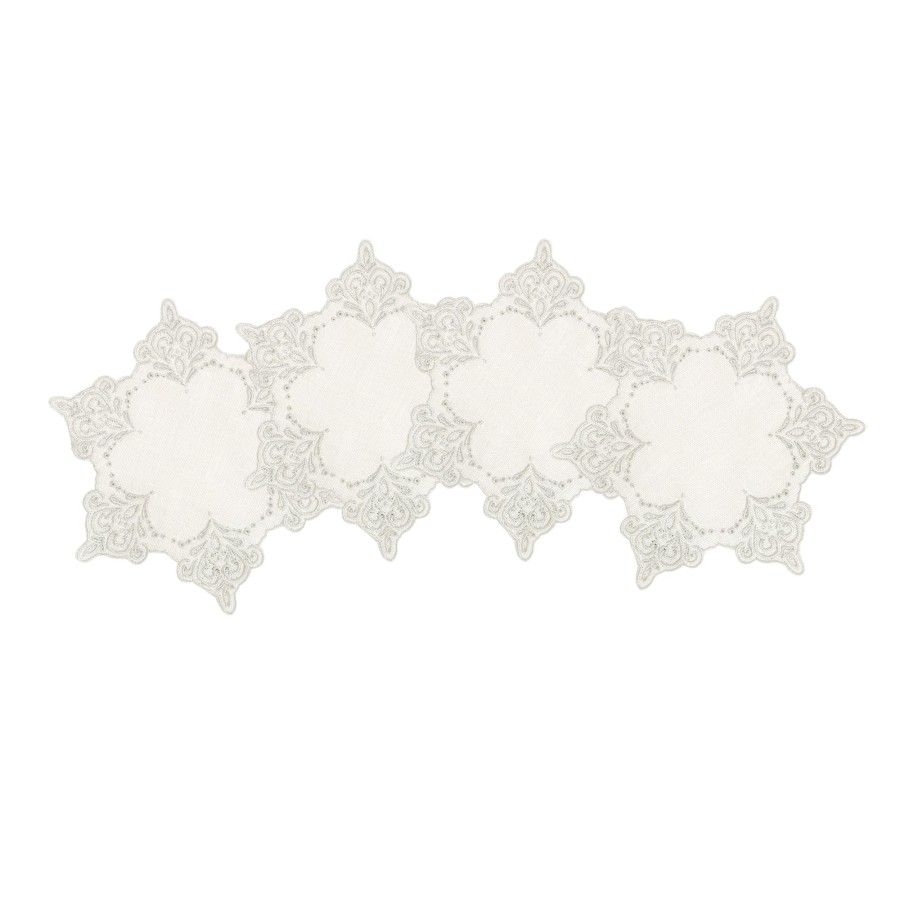 Homeware Chefanie | Snowflake Cocktail Napkins (4)