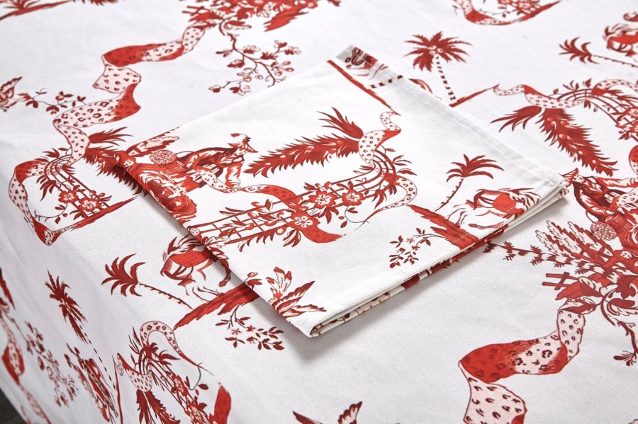 Homeware Chefanie | Red Toile Tablecloth