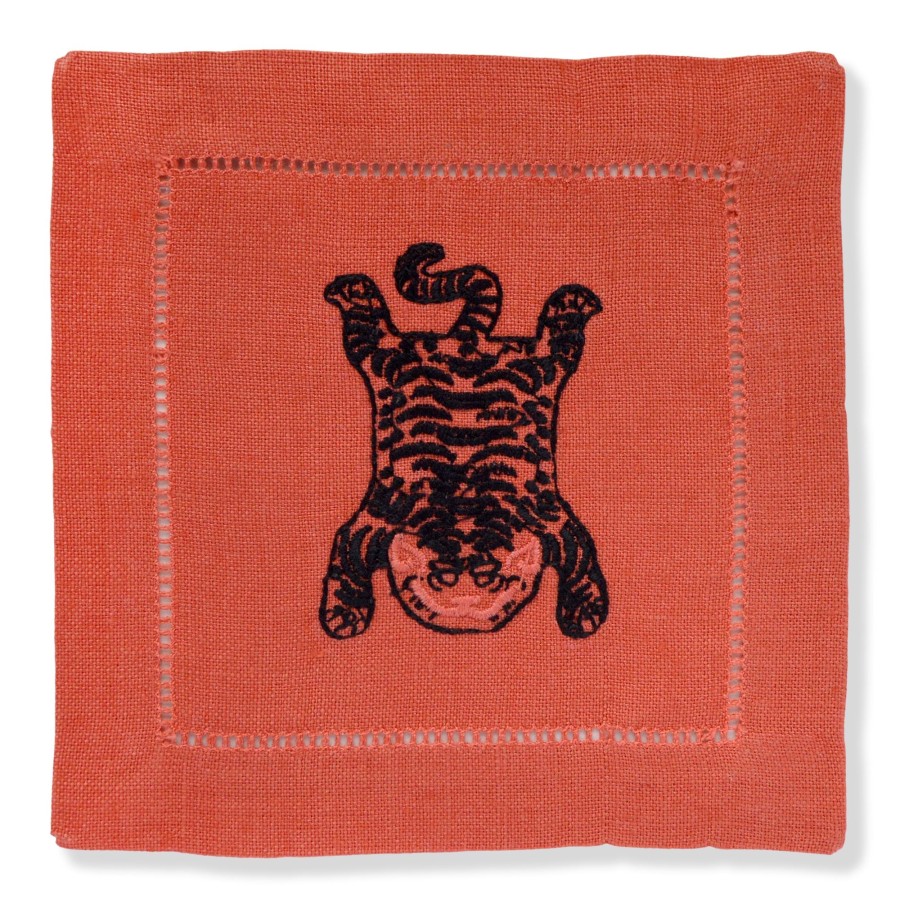 Homeware Chefanie | Tibetan Tiger Cocktail Napkins (4)