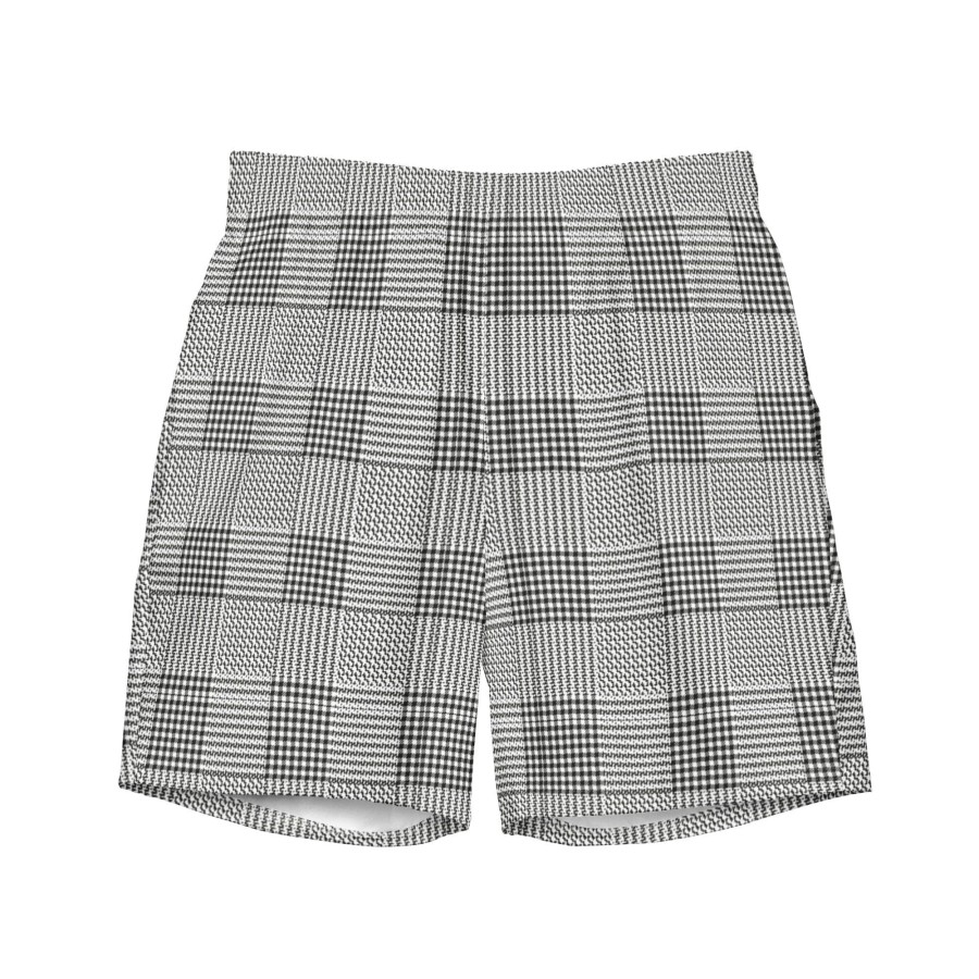 Garments Chefanie | Glen Plaid Swim Trunks