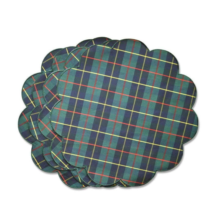 Homeware Chefanie | Green Plaid Placemats (4)