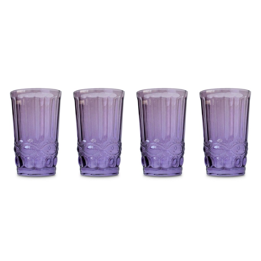 Homeware Chefanie | Purple Highball Glasses (4)