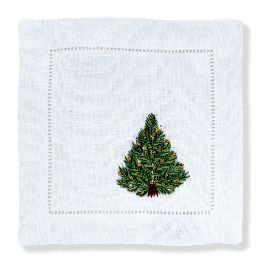 Homeware Chefanie | Christmas Tree Cocktail Napkins (4)