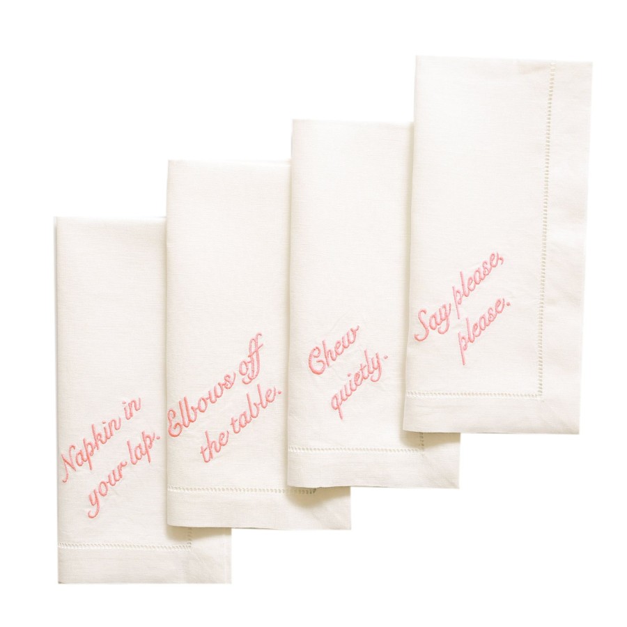 Homeware Chefanie | Miss Manners Dinner Napkins (4)