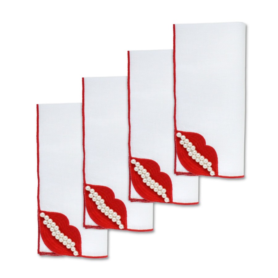 Homeware Chefanie | Red Lips Dinner Napkins (4)