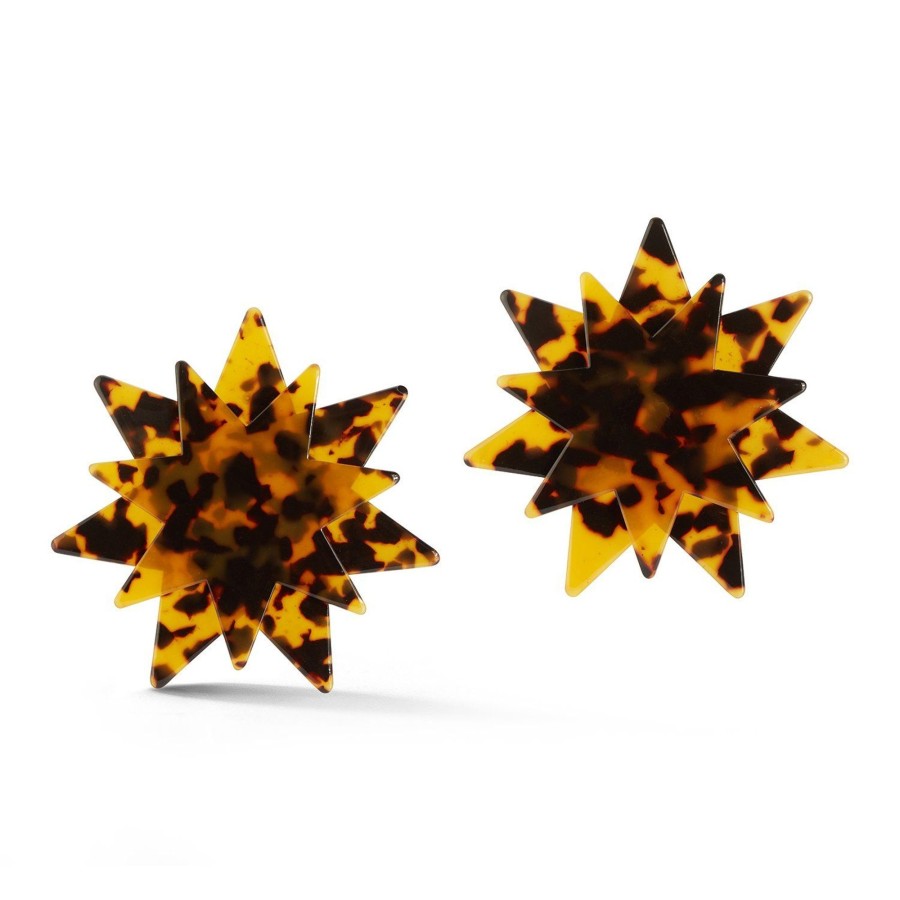 Accessories Chefanie | Tortoise Star Earrings