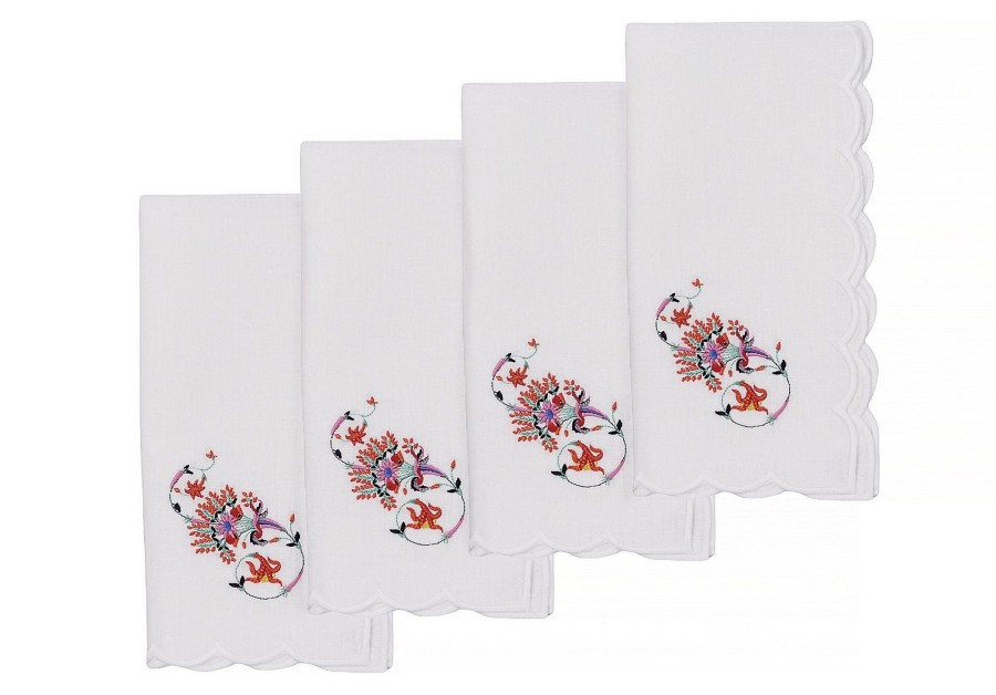 Homeware Chefanie | Floral "S" Dinner Napkins (4)