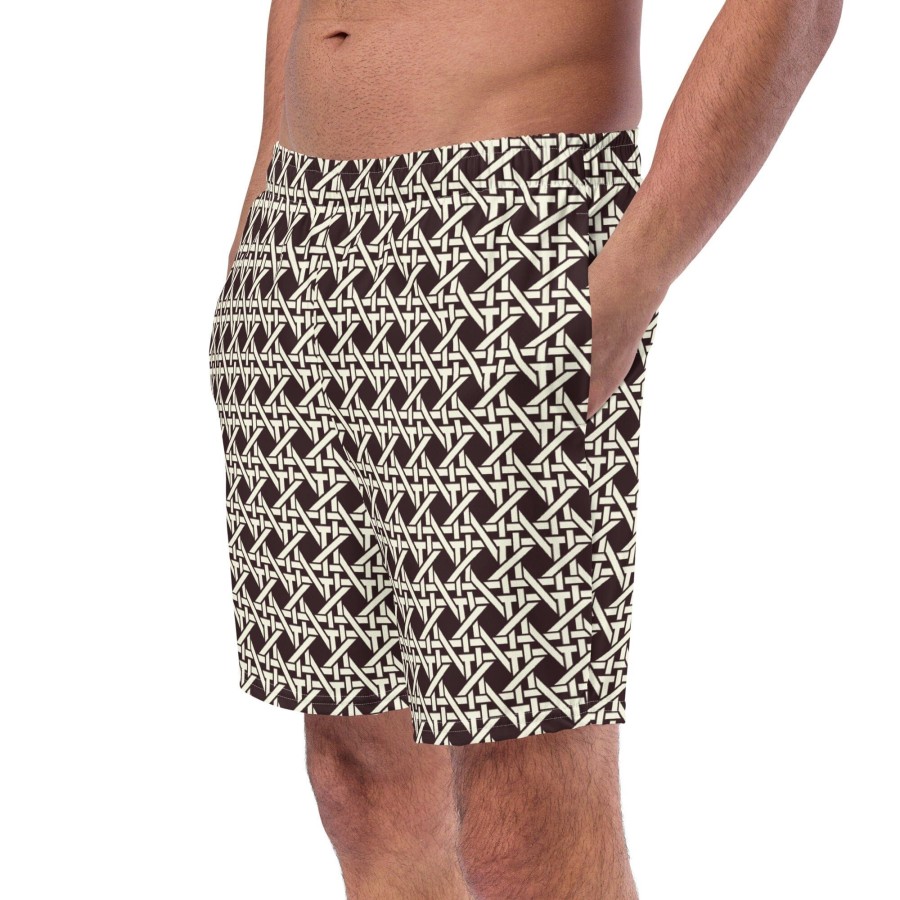 Garments Chefanie | Brown Cane Swim Trunks