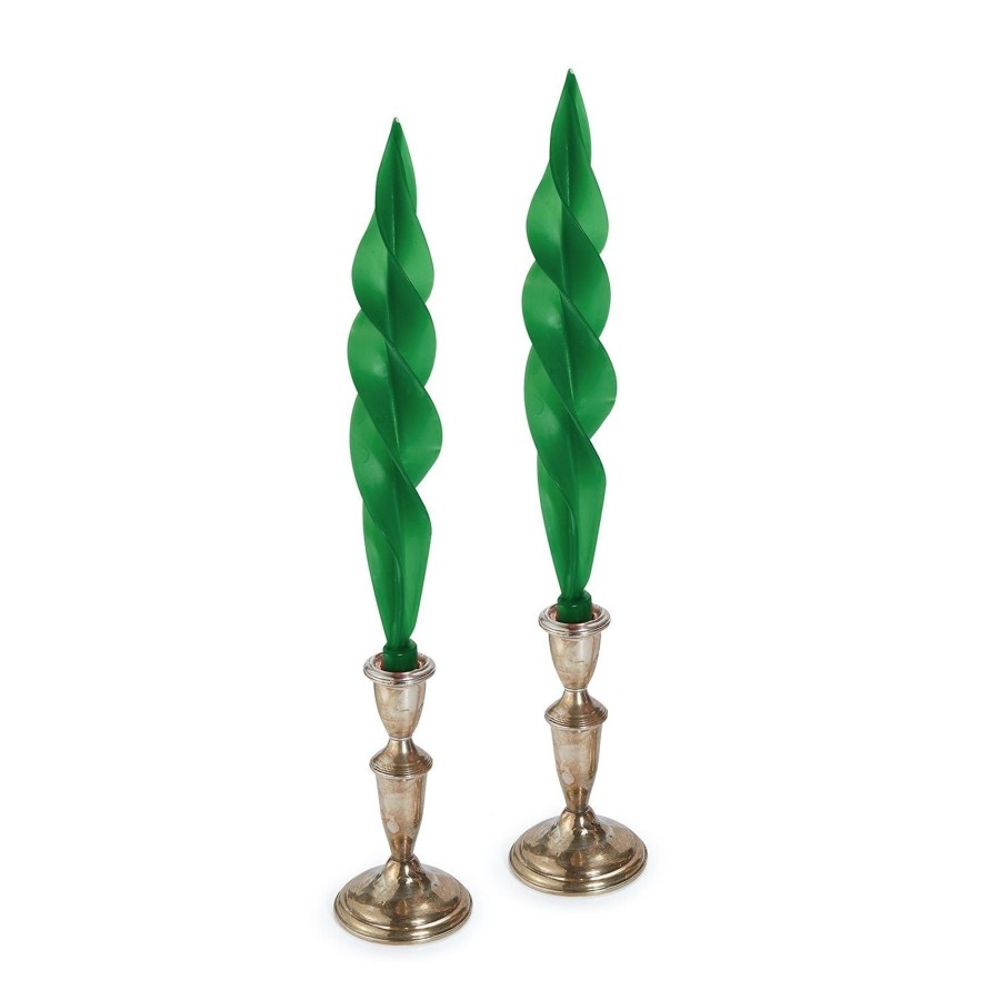 Homeware Chefanie | Green Feather Candles (2)