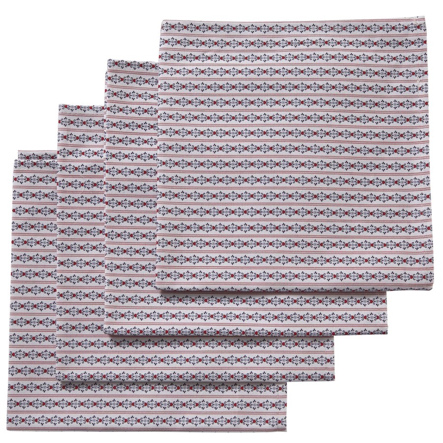 Homeware Chefanie | White Stripe Napkins (4)