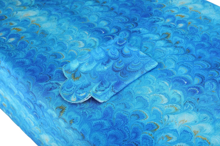 Homeware Chefanie | Blue Marble Tablecloth