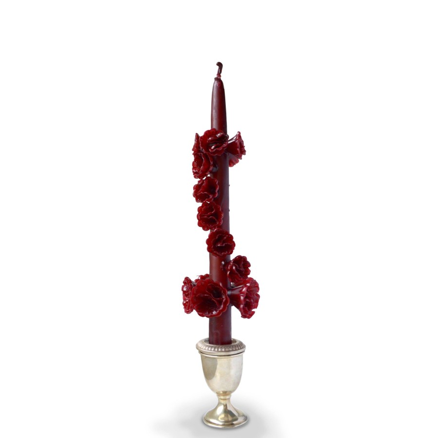 Homeware Chefanie | Burgundy Spiral Candle