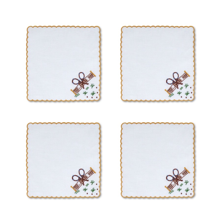 Homeware Chefanie | Crossed Rackets Coasters (4)