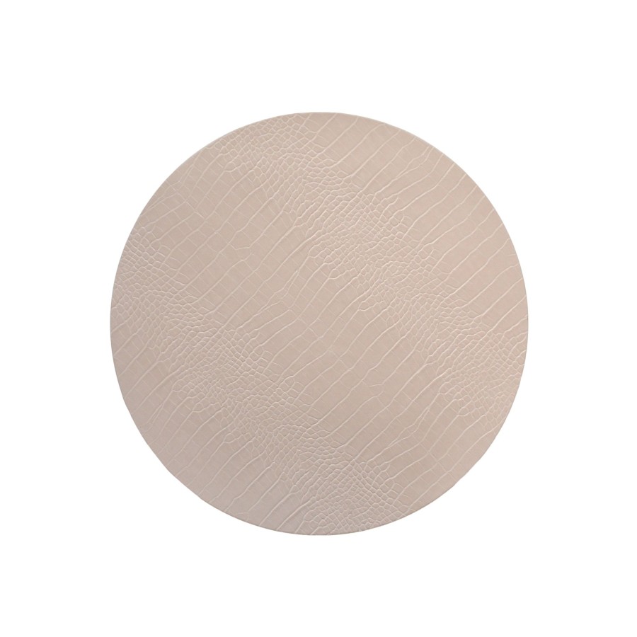 Homeware Chefanie | Cream Circle Embossed Placemat