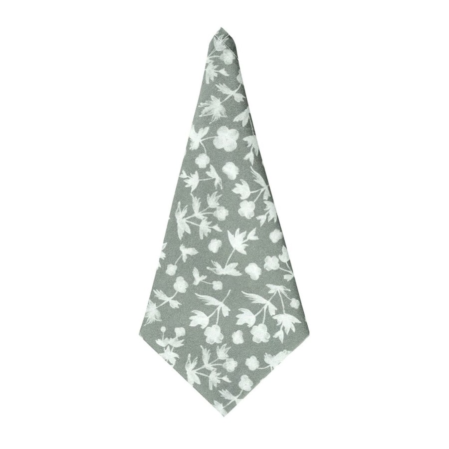 Homeware Chefanie | Steel Teal Floral Napkins (4)