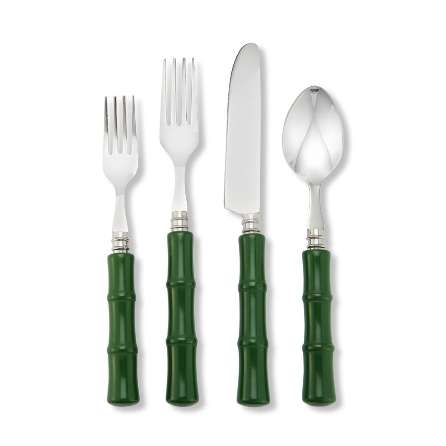 Homeware Chefanie | Green "Bamboo" Flatware