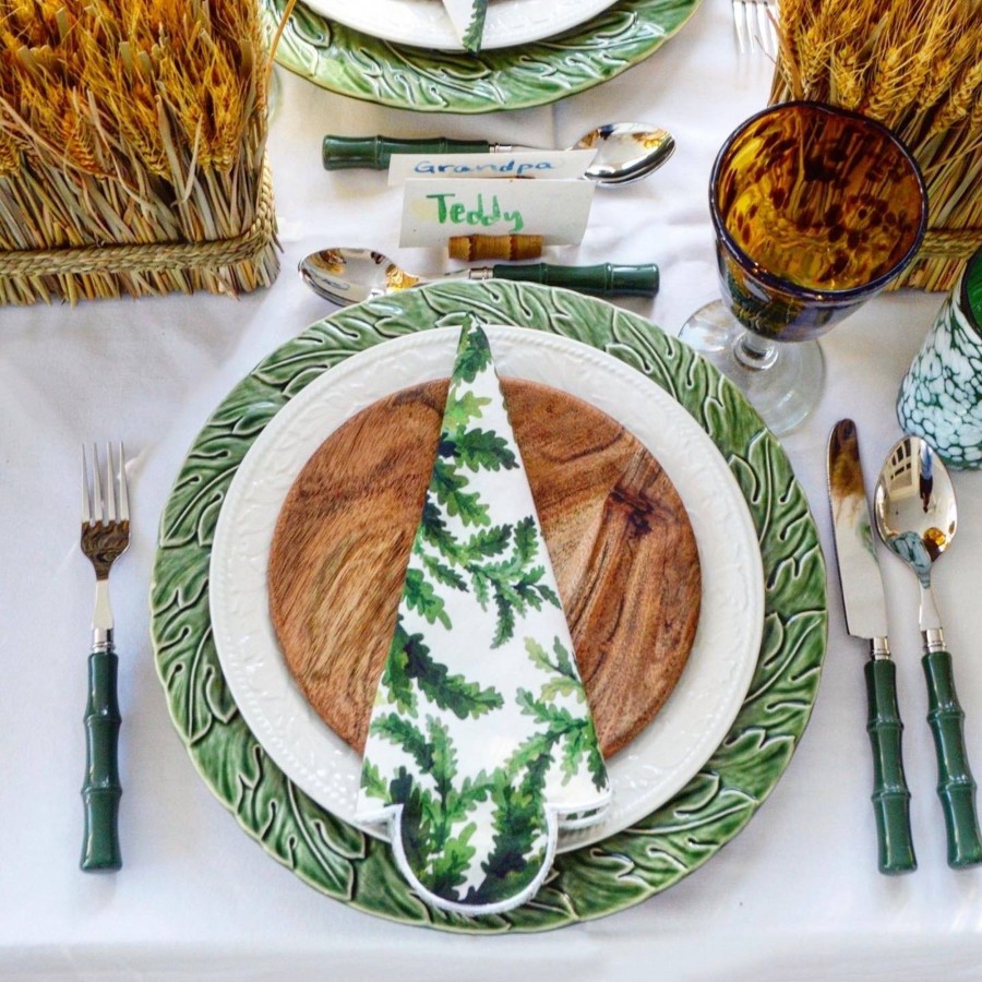 Homeware Chefanie | Green "Bamboo" Flatware