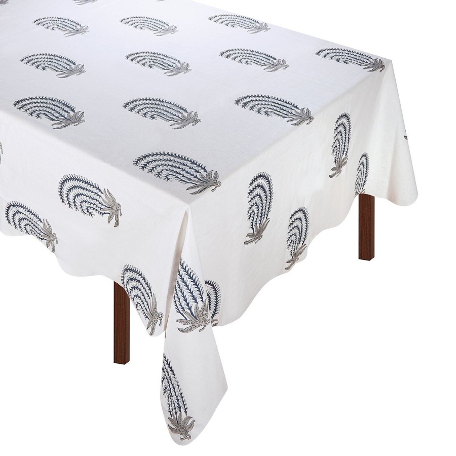 Homeware Chefanie | Blue Grey Buteh Tablecloth