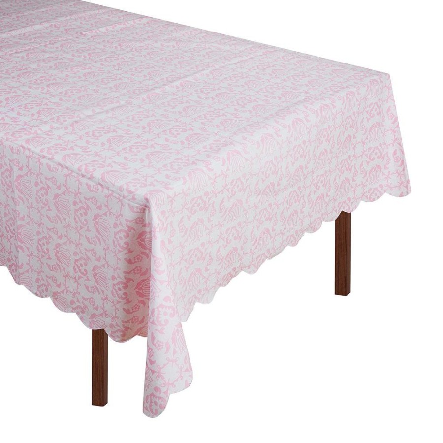 Homeware Chefanie | Pink & White Tablecloth