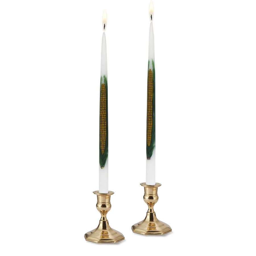 Homeware Chefanie | Painted Corn Taper Candles (2)