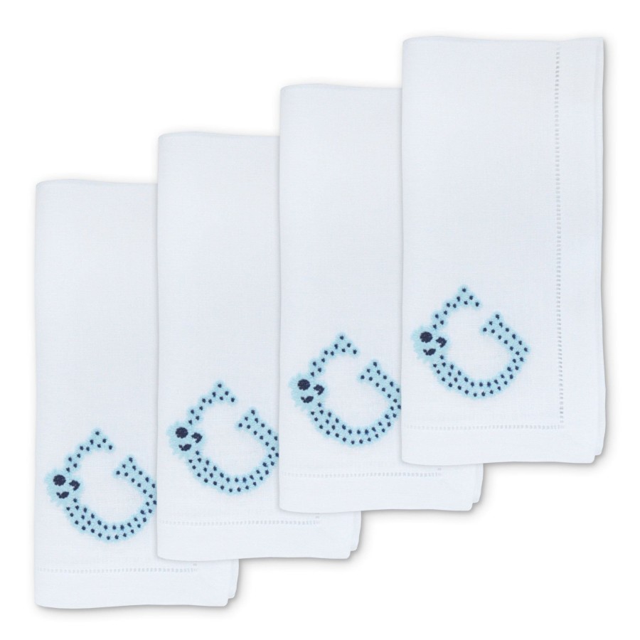 Homeware Chefanie | Blue "G" Dinner Napkins