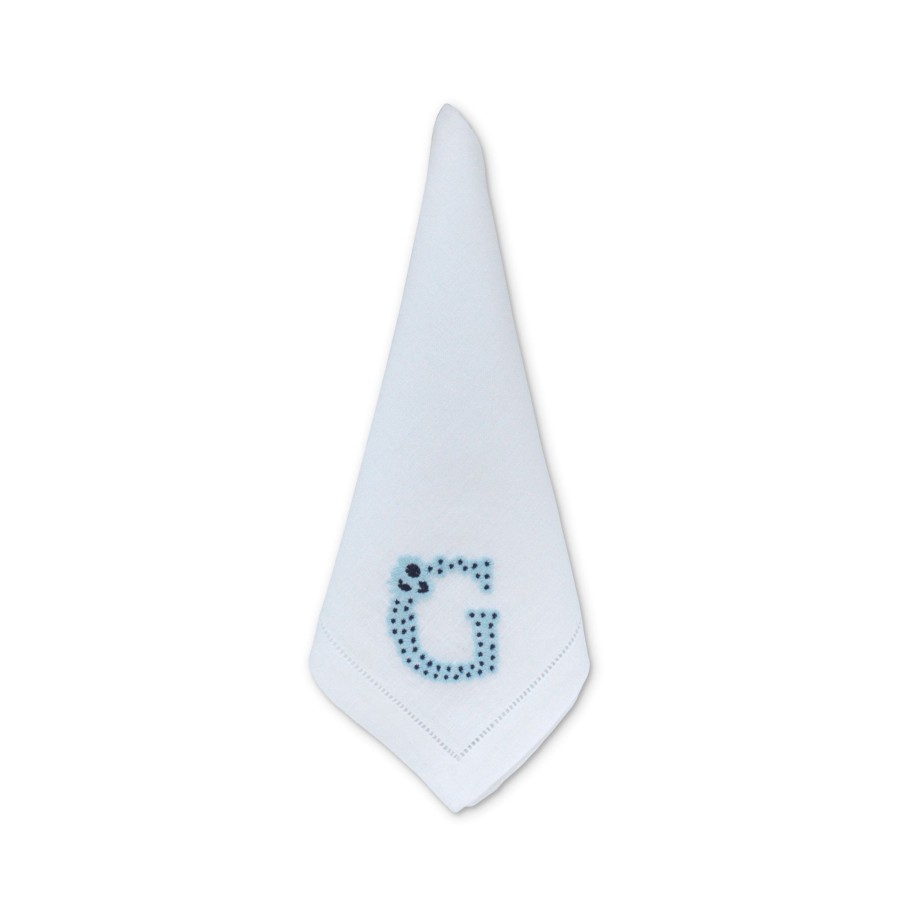 Homeware Chefanie | Blue "G" Dinner Napkins