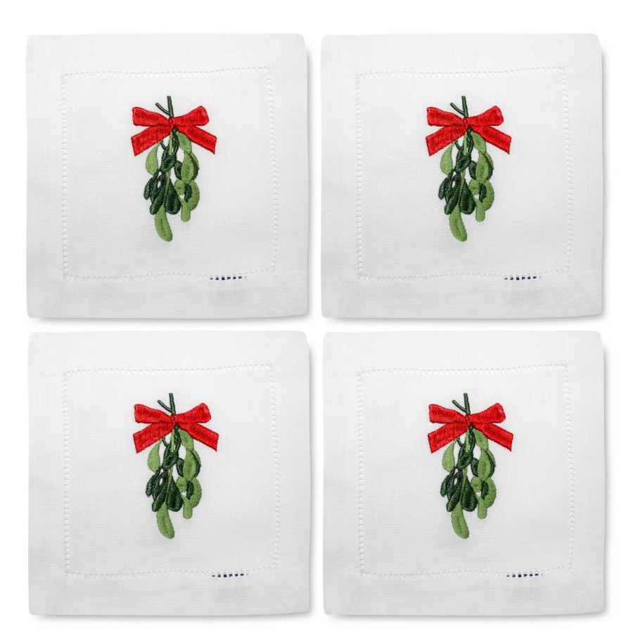 Homeware Chefanie | Mistletoe Cocktail Napkins (4)