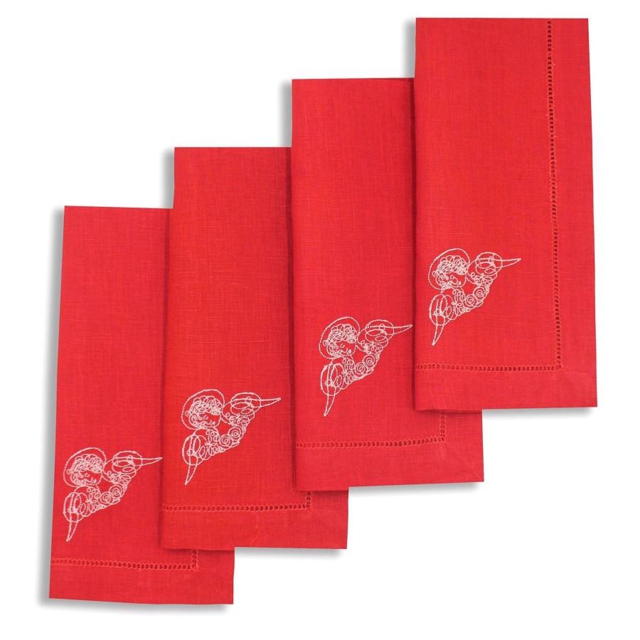 Homeware Chefanie | Red Angel Dinner Napkins (4)