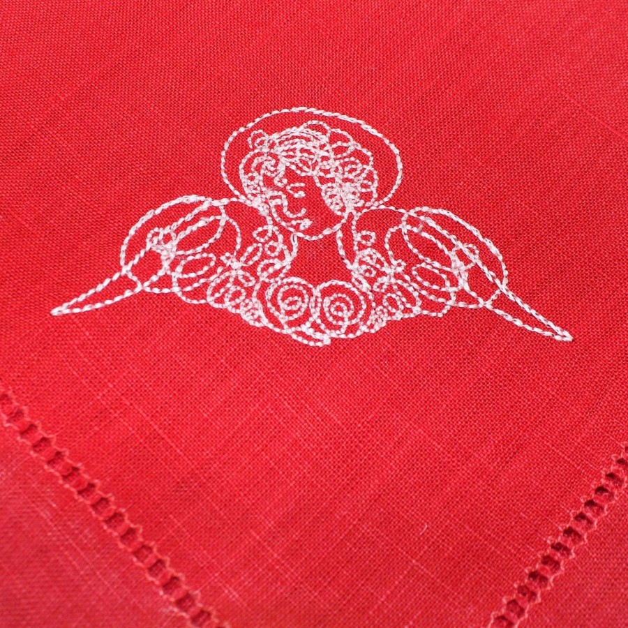 Homeware Chefanie | Red Angel Dinner Napkins (4)