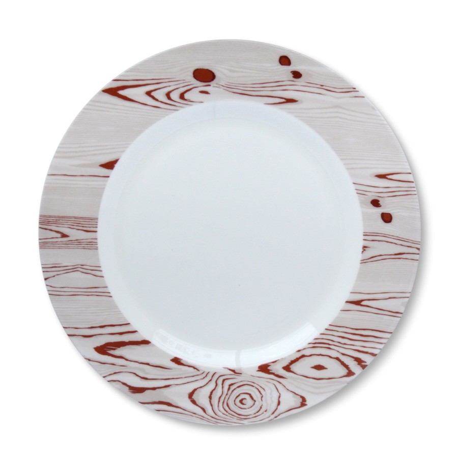 Homeware Chefanie | White Wood Dinner Plate