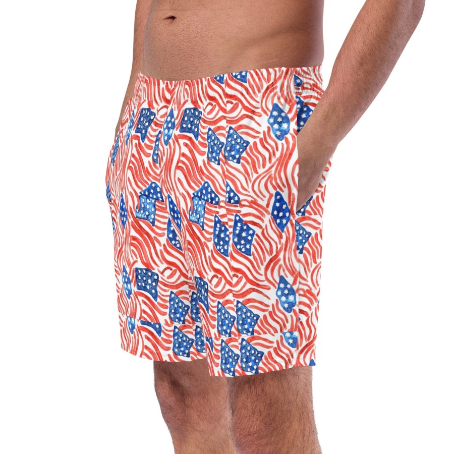 Garments Chefanie | Flag Swim Trunks