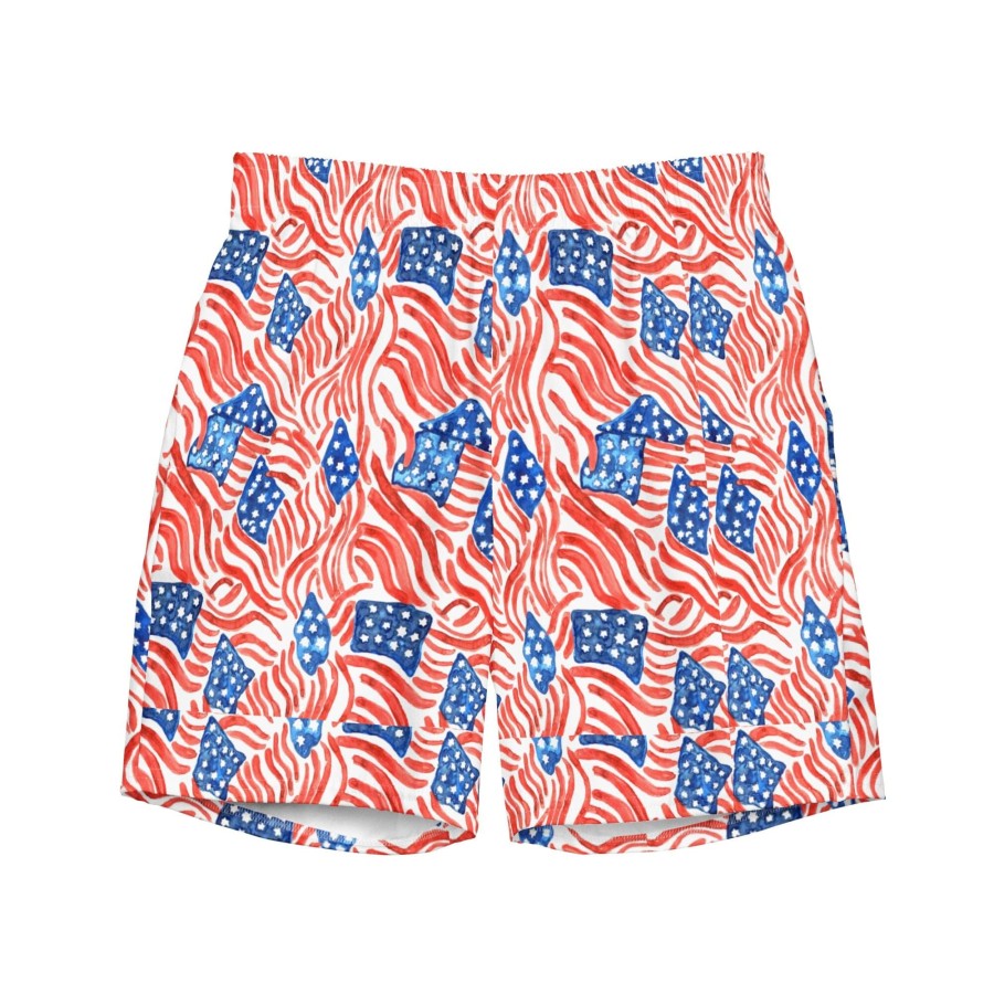 Garments Chefanie | Flag Swim Trunks