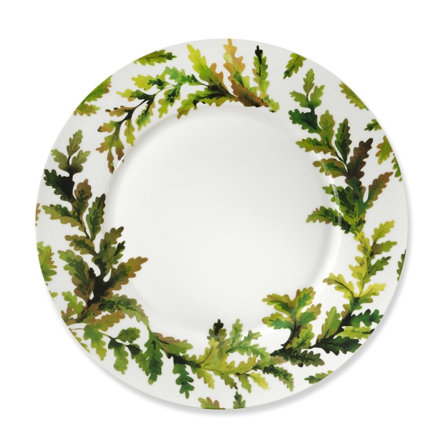 Homeware Chefanie | Green Leaves Dinner Plate