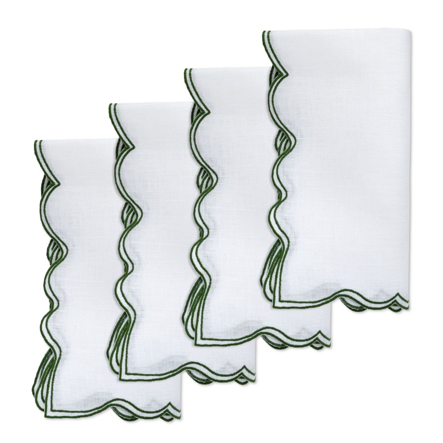 Homeware Chefanie | Timeless Green Dinner Napkins (4)