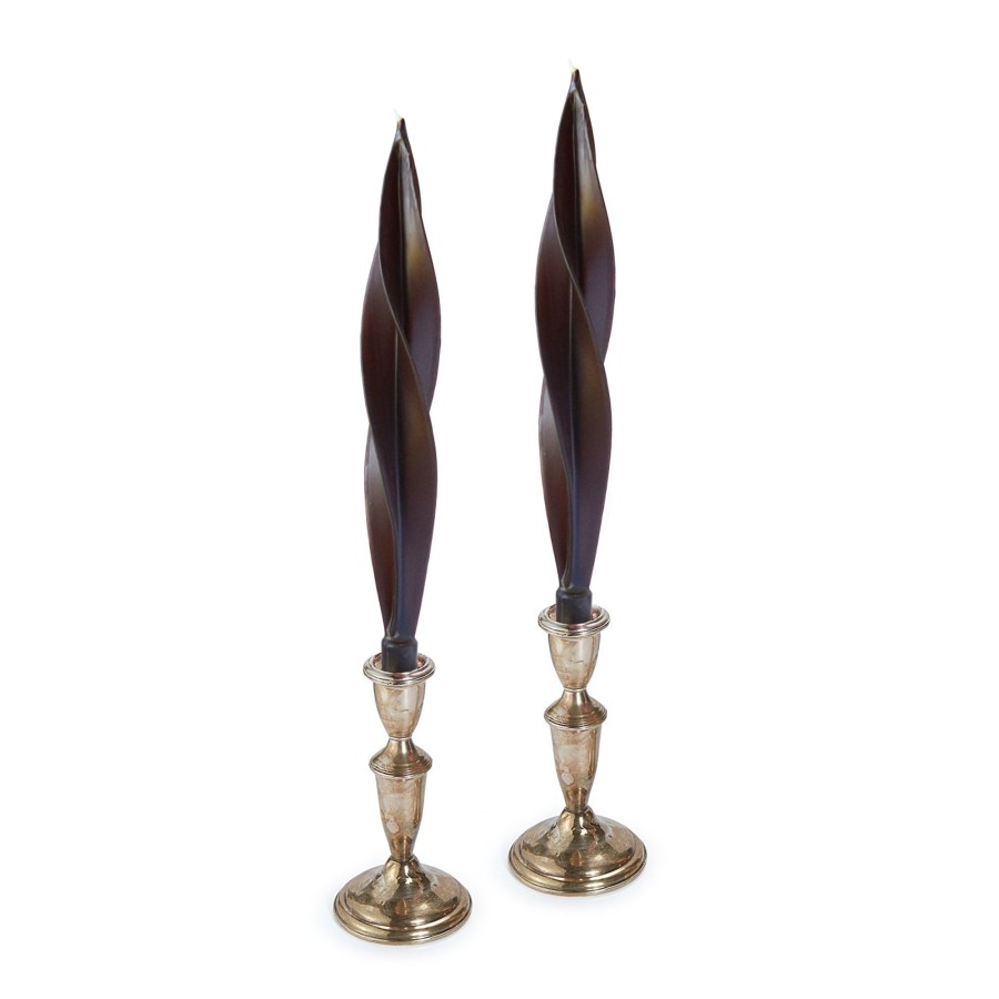 Homeware Chefanie | Brown Feather Candles (2)