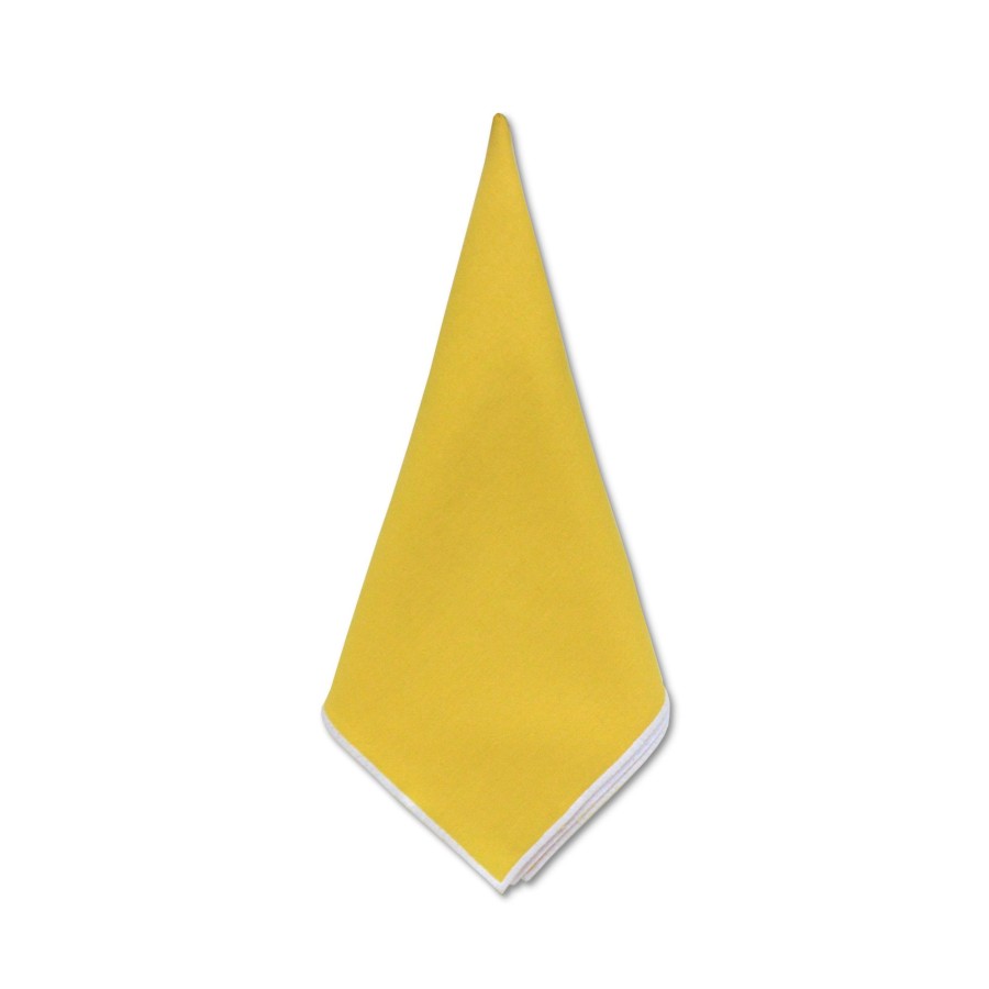 Homeware Chefanie | Yellow Linen Dinner Napkins (4)