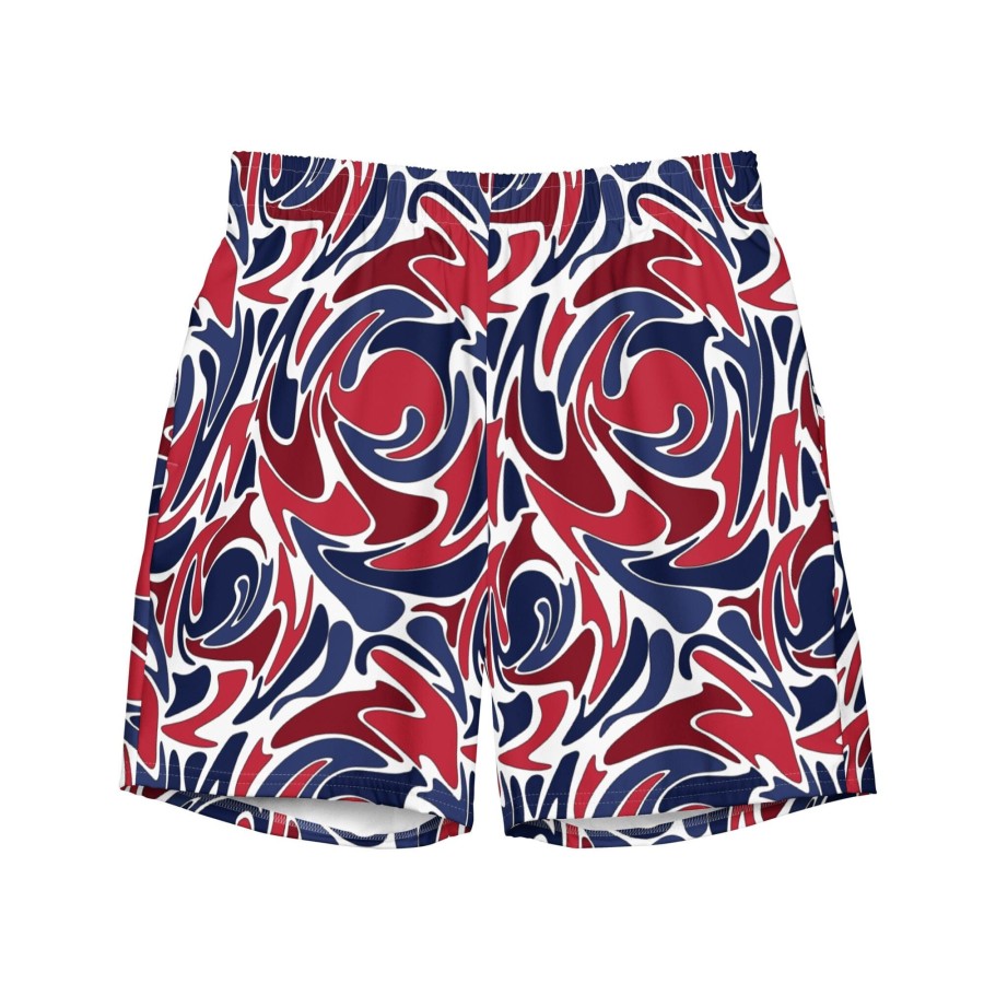 Garments Chefanie | Psychedelic Patriotic Swim Trunks