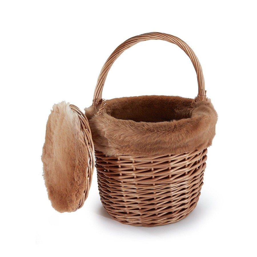 Accessories Chefanie | Camel Shearling Basket