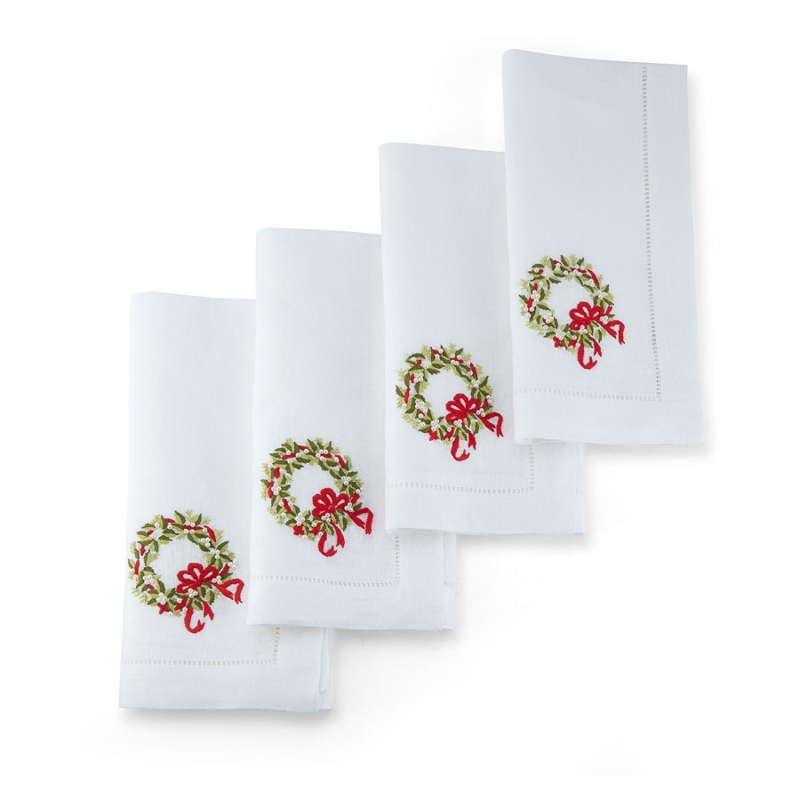 Homeware Chefanie | Pearl Wreath Dinner Napkins (4)