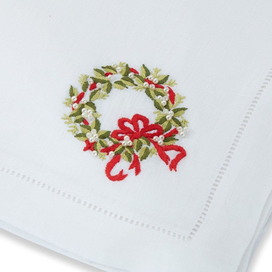 Homeware Chefanie | Pearl Wreath Dinner Napkins (4)