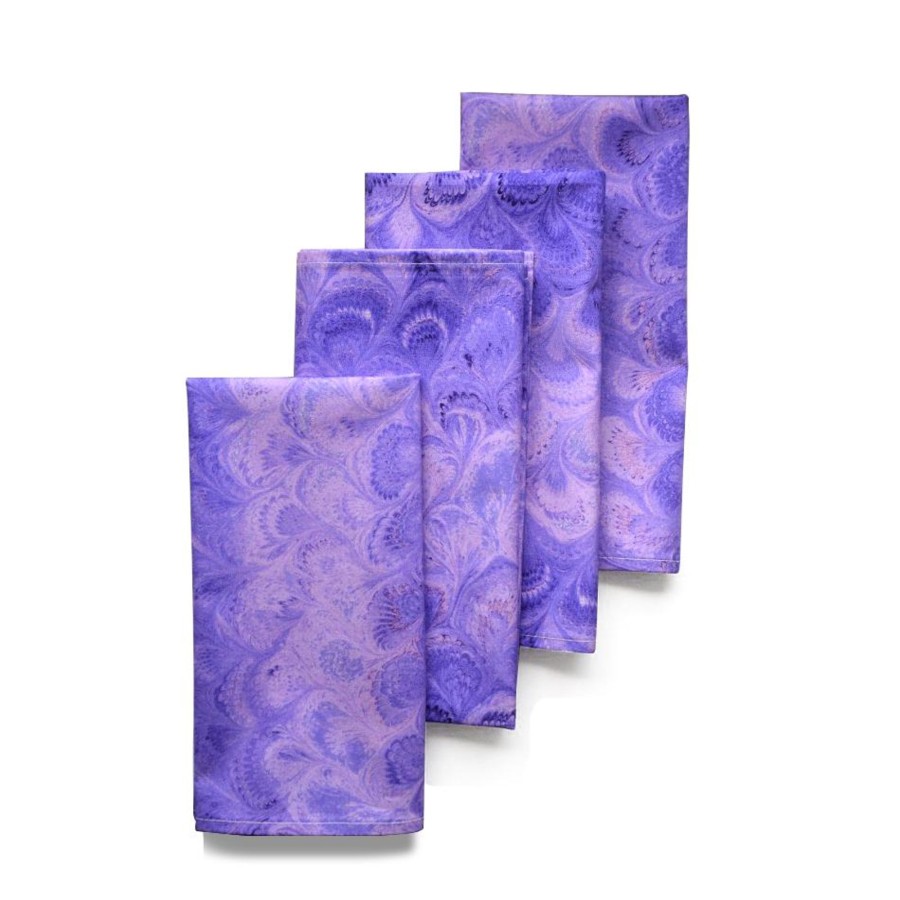 Homeware Chefanie | Lilac Marble Napkins (4)