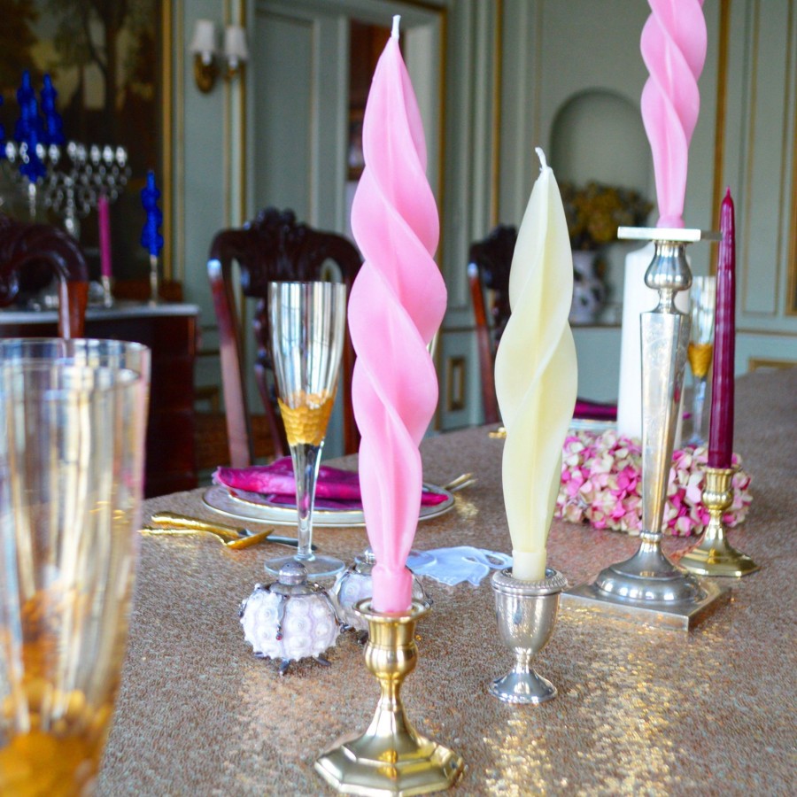 Homeware Chefanie | Pink Feather Candles (2)