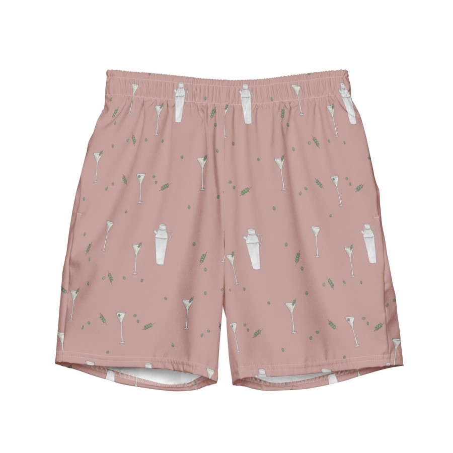 Garments Chefanie | Pink Martini Swim Trunks