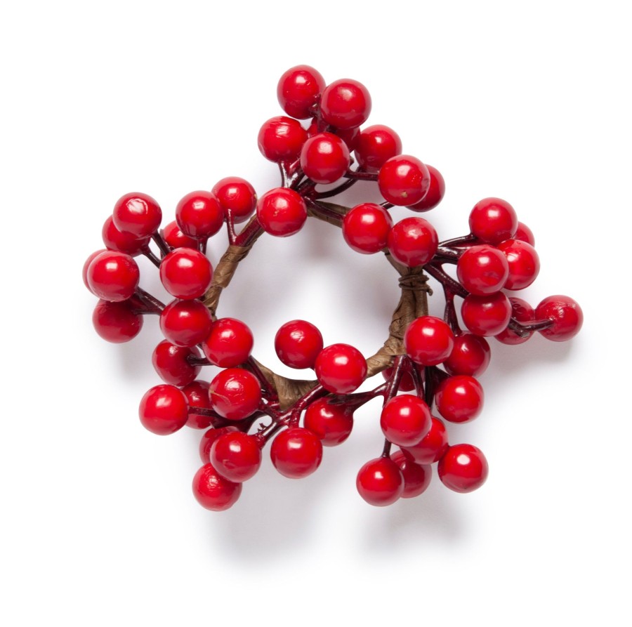 Homeware Chefanie | Red Berry Napkin Rings (4)