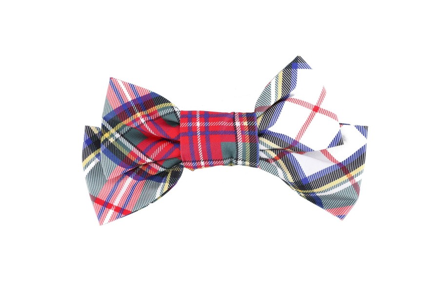 Accessories Chefanie | White Plaid Barrette